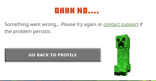 Samuel_Hocking's tweet photo. @MojangSupport every time I try to migrate my mojang account and submit the code from my email, I get this error message. Can someone help me? :( https://t.co/ZAXEpj0Lym