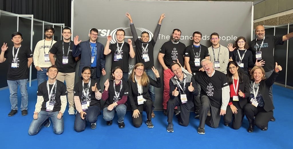 OpenSourceMANO's tweet image. Happy #OSM #community meets again at #OSMhackfest @networkx_event after 3 long years of remote events! Looking great #OSMers! 😎
#NFV #SDN #5G #OpenSource #CloudNative #orchestration 
osm.etsi.org/wikipub/index.…