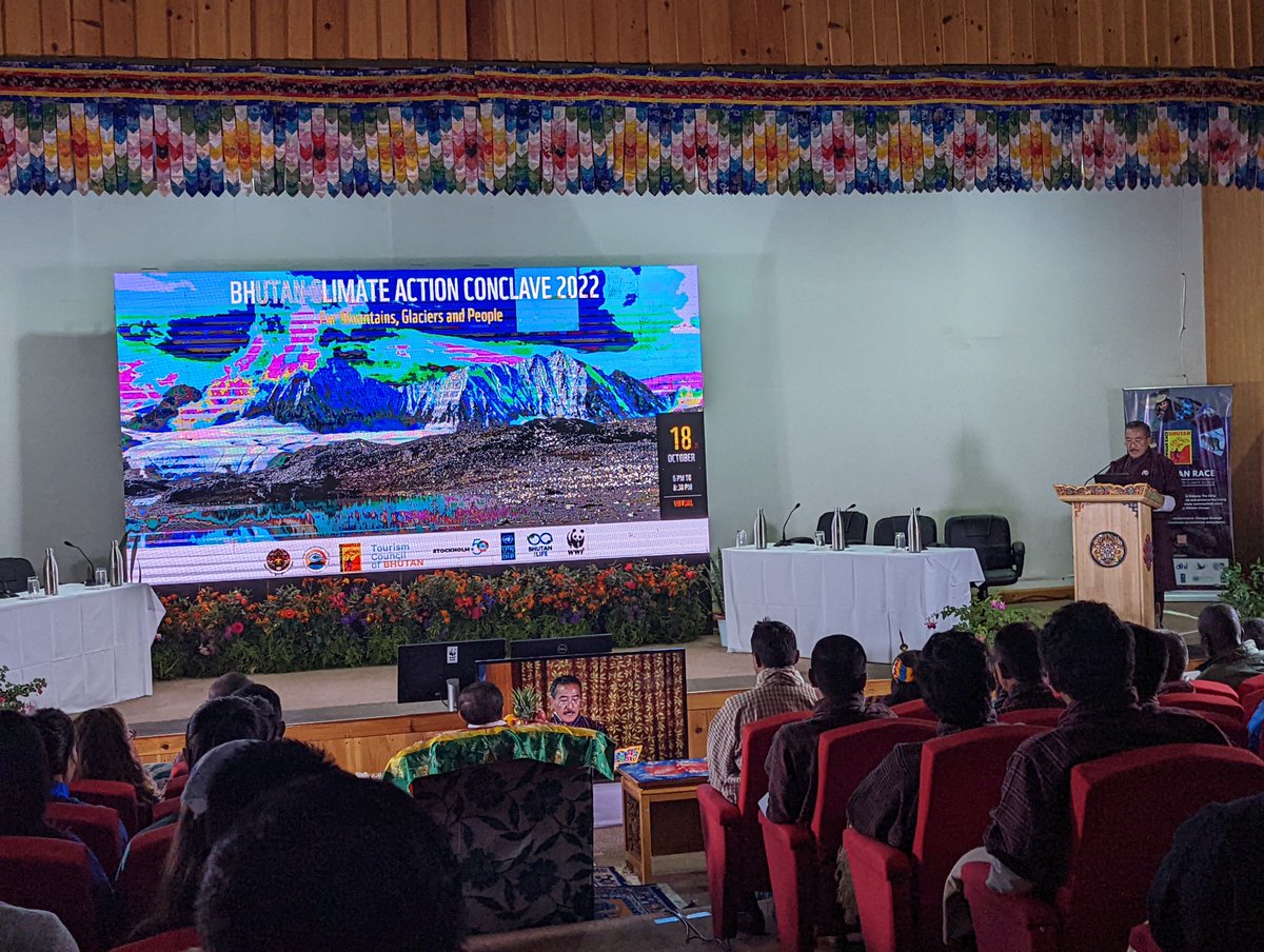 snowmanrace's tweet photo. Join us live from Bhutan for the 2022 Climate Conclave...
https://t.co/IWmzTHOrtm
#bhutanclimateactionconclave #snowmanrace2022 #WorldsToughestRace #bhutan #climateemergency @GretaThunberg @billmckibben @BBCEarth @BBCEnvironment @WWFBhutan @UNDP_Bhutan https://t.co/9muxSuAZMv