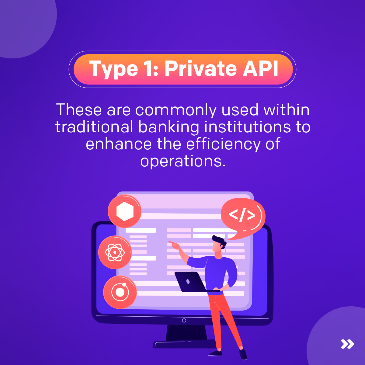 Winsoft_Tech's tweet photo. With the emergence of the API economy during the past 10 years, we have witnessed a significant transformation in everyday banking.
Here, we have mentioned three types of bank APIs and how it is helping all of us
#winsoft #winsoftechnologies #API #APIintegration #bankingAPI https://t.co/0Th5KliqB7