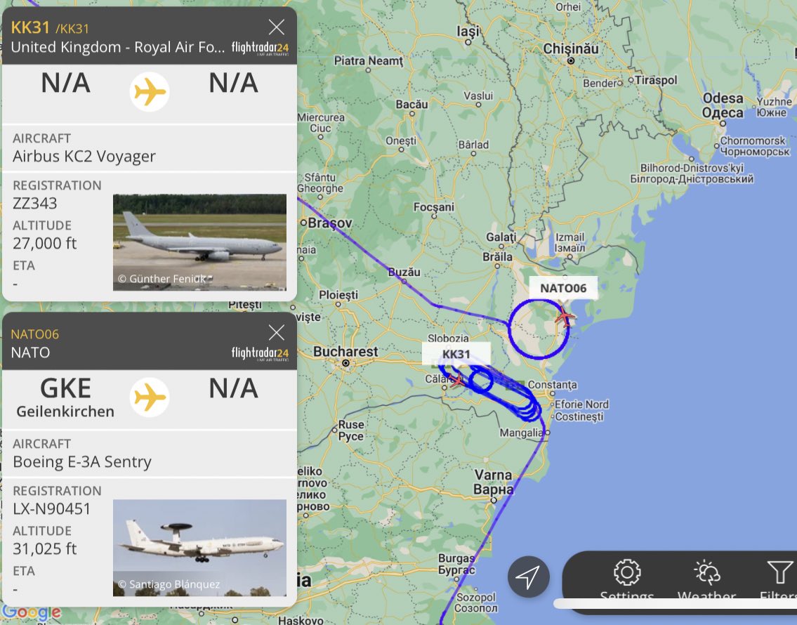 RivetJoint on Twitter "RAF RC135W Rivet Joint (Airseeker) operating