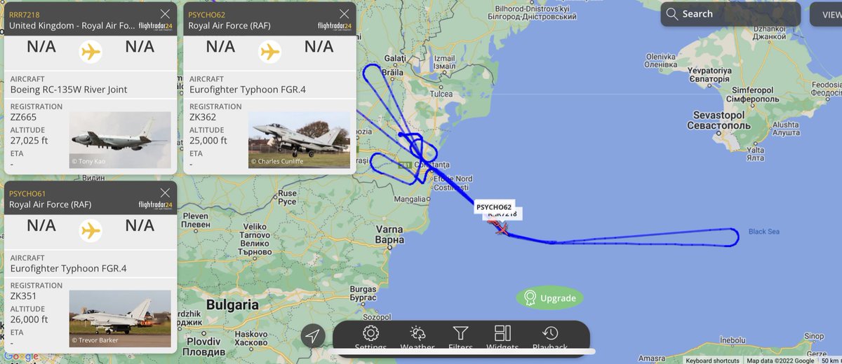 RivetJoint on Twitter "RAF RC135W Rivet Joint (Airseeker) operating