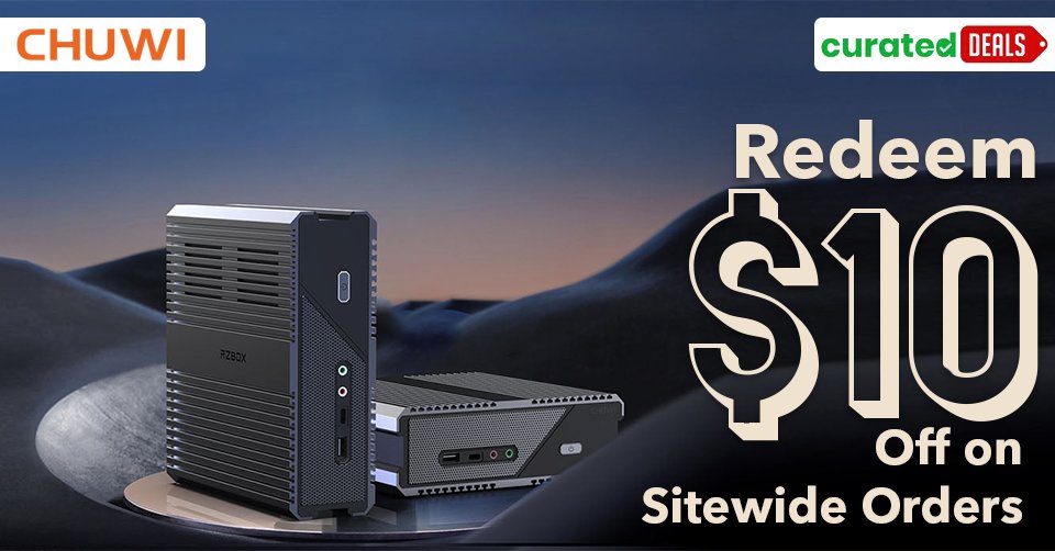 curated_deals's tweet photo. It is the best platform to have laptops, computers, and tablets with innovative features only @chuwidotcom.

Buy now and get $10 off on your orders.

For more info: https://t.co/jJfyV21LGv

#minipc #chuwitablets #hipadmax #chuwihipadpro #chuwi https://t.co/NqqHpZQOW2