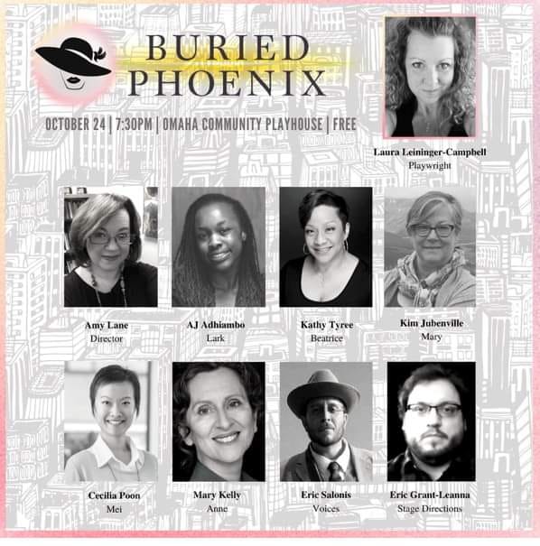 Come see Buried Phoenix at <a href="/OmahaPlayhouse/">Omaha Community Playhouse</a> next Monday.
Free tickets: eventbrite.com/e/buried-phoen…
