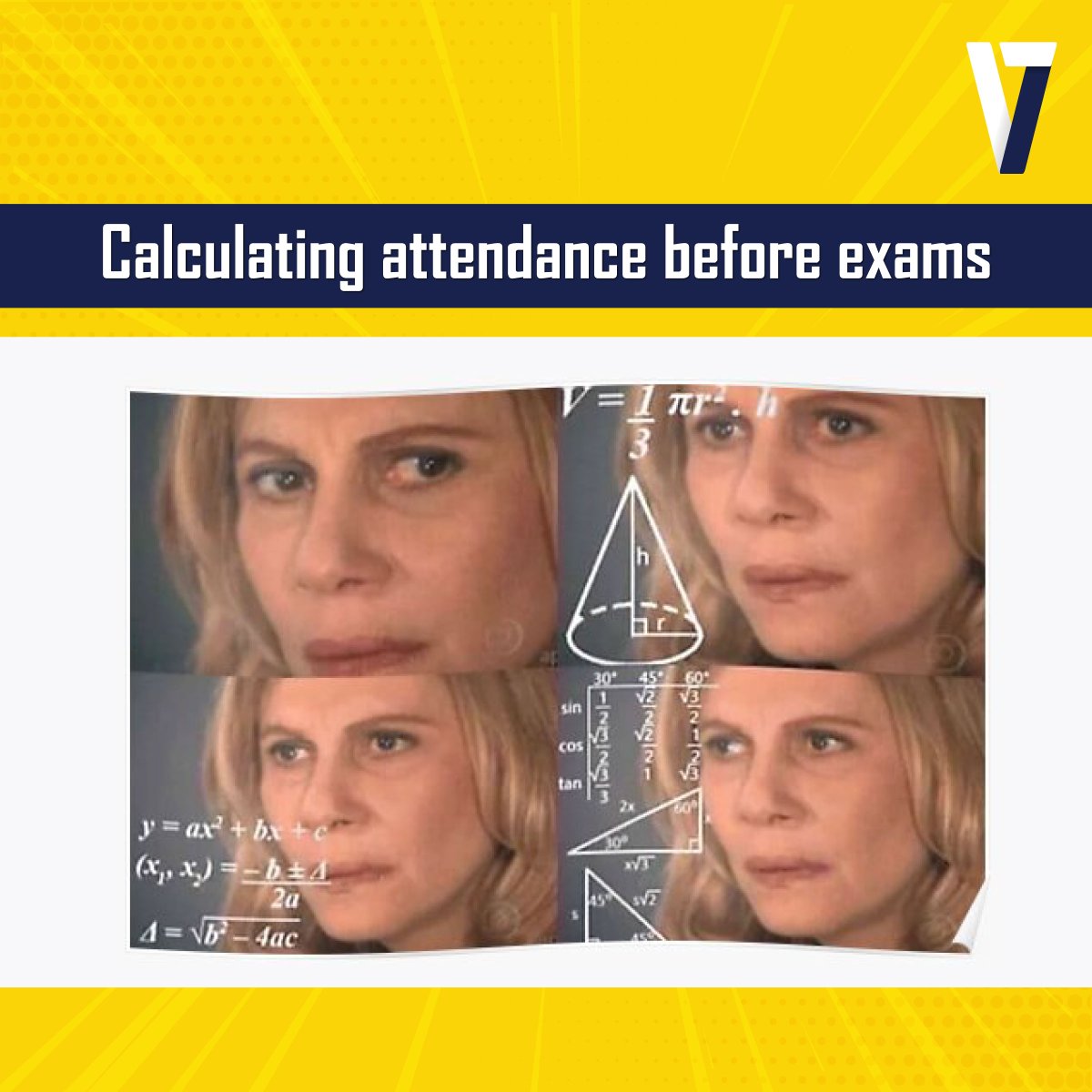 Verzeo1's tweet photo. Have you ever been in this situation?

Let us know by REACTING to this post.

#verzeo #everythinglearning #onlinelearning #internships #studentinternship #upskilling #memes #studentmemes https://t.co/olQ9n0gFUJ