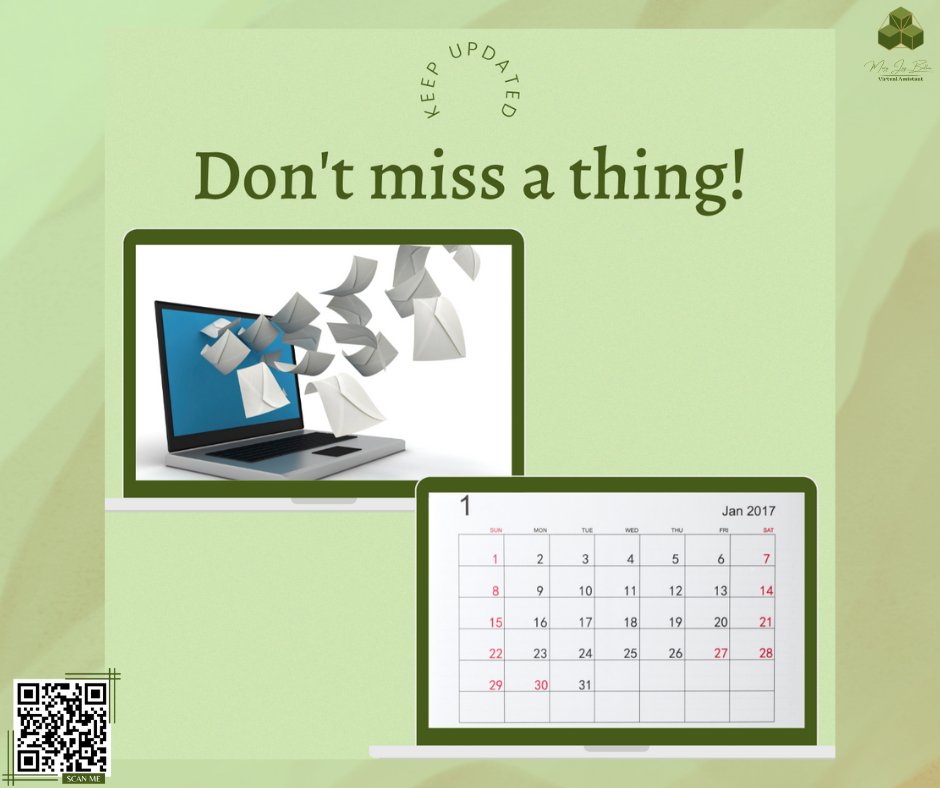 marywiredva's tweet photo. If you are having a hard time to maximize your efficiency at work and would want to avoid unnecessary stress, email handling and calendar management is essential in your business. 🧑‍💼

You may visit my page to know more. 💚  https://t.co/j8NIVNPqaA

#marywiredva  #virtuallife https://t.co/2EqwRdo99d