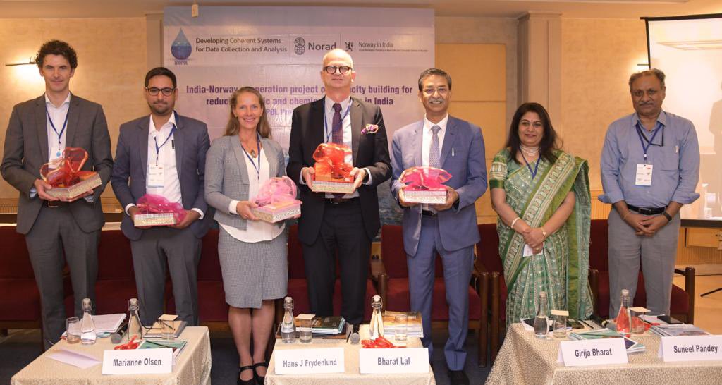Opened seminar with @NIVAforskning for end-meetings on the 🇳🇴🇮🇳 #INOPOL project. Last three years have seen strong collaboration to build capacity and scientific knowledge to tackle #plastic and #chemical #waste in India.
 @girija_bharat