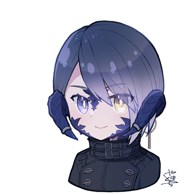 先日のアイコン企画にて、当選された月夜()さま宅のアウラちゃんを描かせて頂きました!青と黒でまとめられた色合いが神秘的で素敵なアウラちゃん、描いていてとっても楽しかったです!企画へのご参加本当にありがとうございました～! 