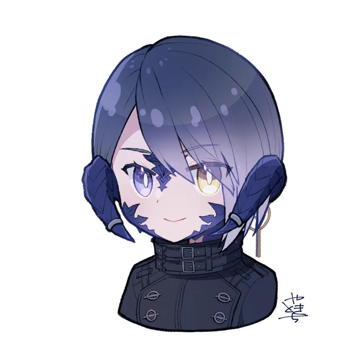 先日のアイコン企画にて、当選された月夜()さま宅のアウラちゃんを描かせて頂きました!青と黒でまとめられた色合いが神秘的で素敵なアウラちゃん、描いていてとっても楽しかったです!企画へのご参加本当にありがとうございました～! 