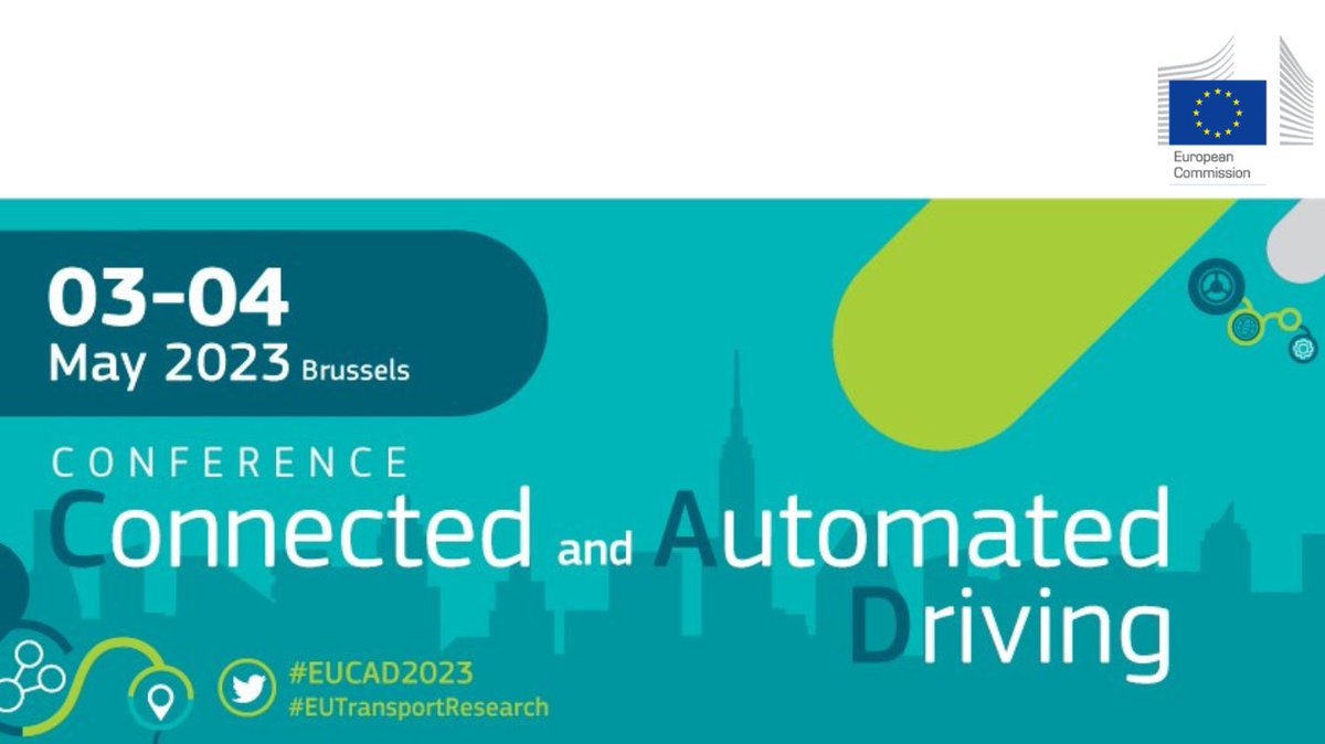 🚨 #EUCAD2023! 📅 3 & 4 May 2023 📌 #Brussels @ERTICO -led #FAMEproject and the @EU_Commission with the @CCAM_EU are pleased to announce the 4th #EUCAD conference. Find out more 👉bit.ly/3CJR0Y8 @Europe_CAD @EUScienceInnov @cinea_eu