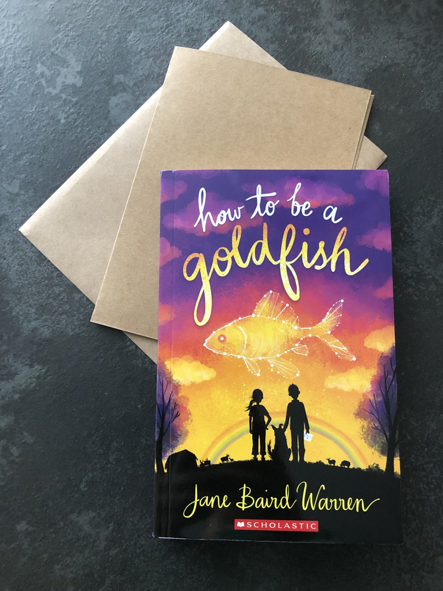 The best mail is #book mail. And the best book mail is a book written by a dear friend that you got to read in its early form. I can't wait to curl up with the final version of How To Be A Goldfish by @jbwarren2!  #amreading #middlegrade