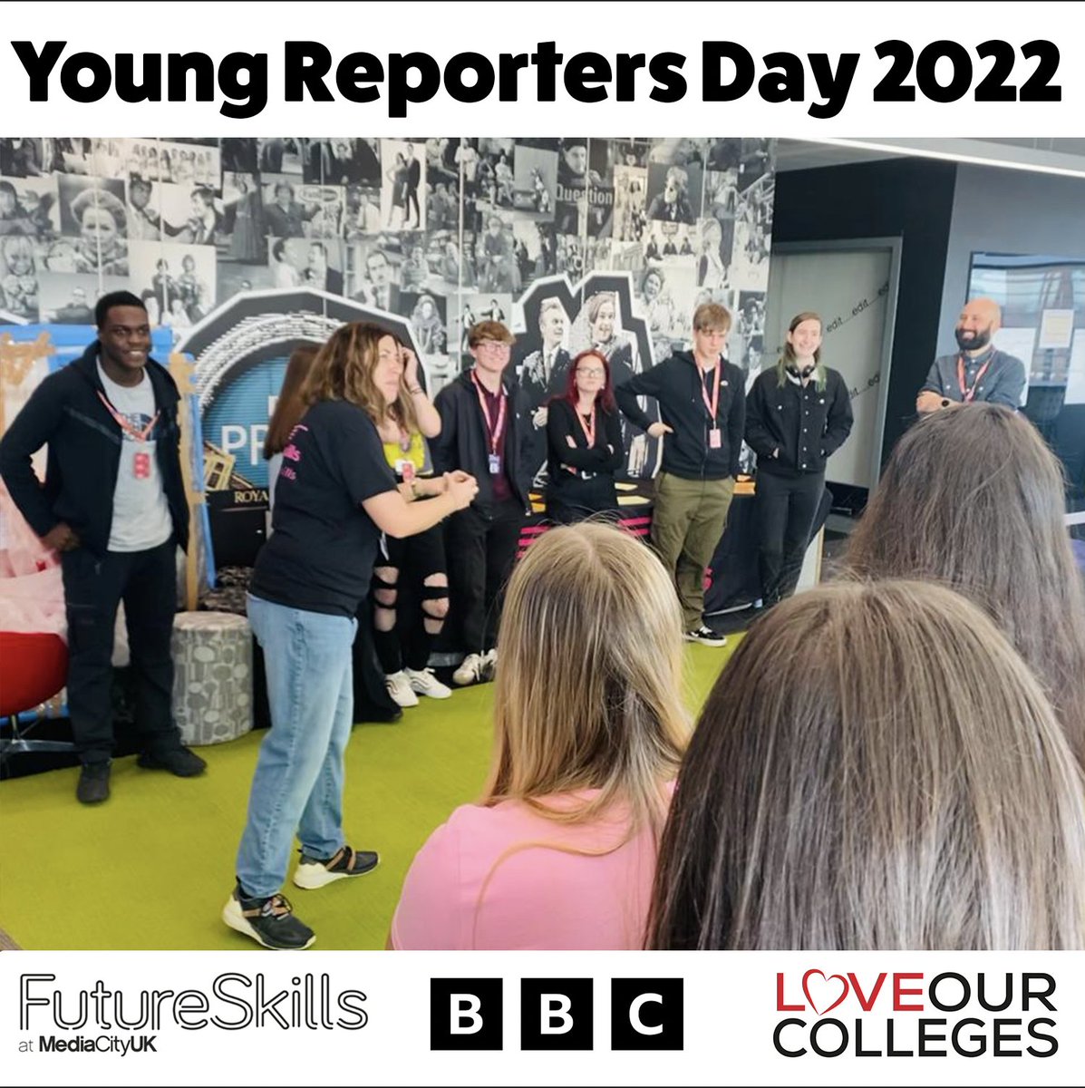 FSkillsCreative's tweet image. More photos from the @BBCYoungReport
Day with  @UKScreenSkills  and @BBCAcademy taking part in the 2022 Young Reporters day 
#LoveOurColleges #CollegesWeek2022
