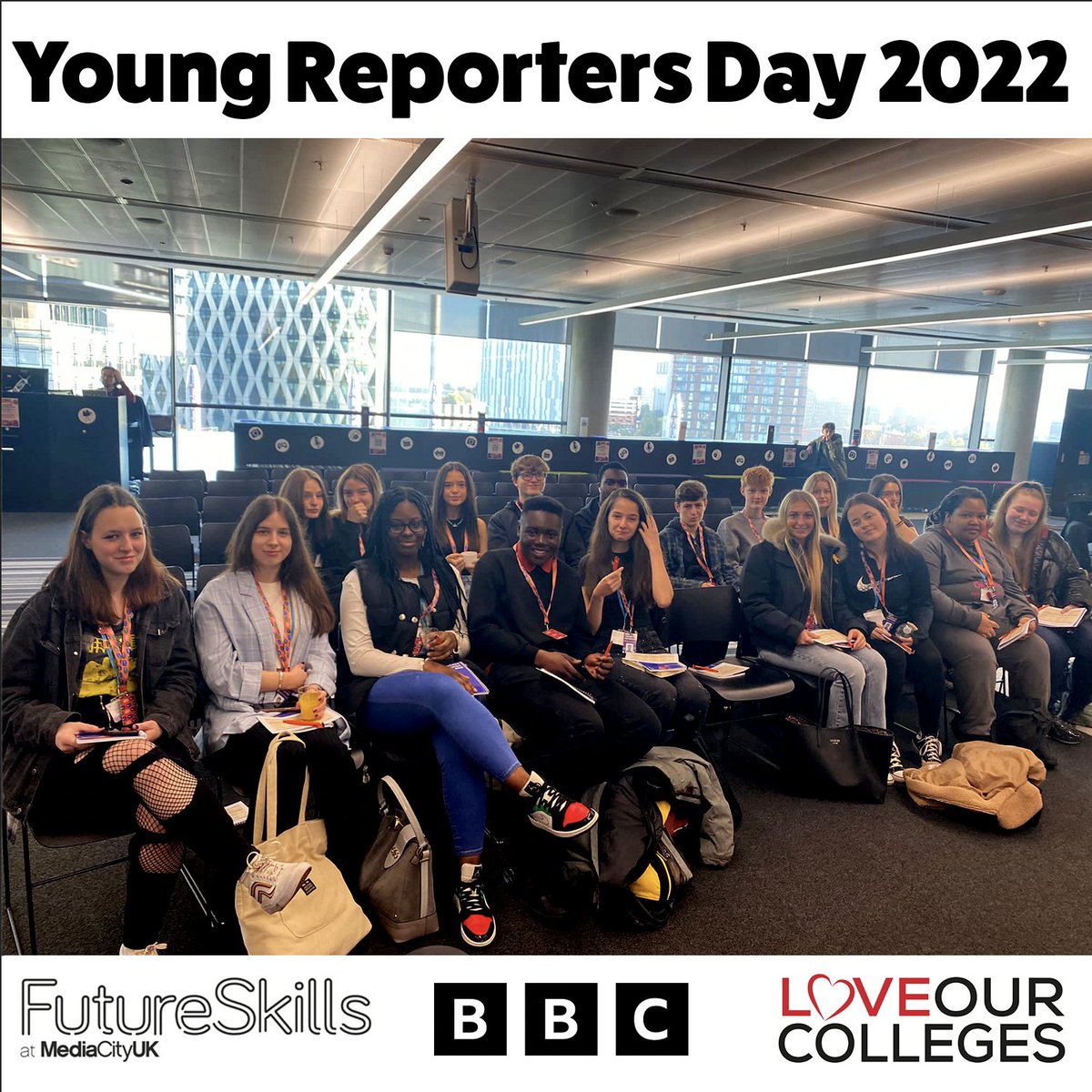 FSkillsCreative's tweet image. More photos from the @BBCYoungReport
Day with  @UKScreenSkills  and @BBCAcademy taking part in the 2022 Young Reporters day 
#LoveOurColleges #CollegesWeek2022