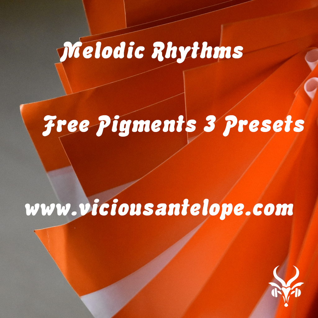 ViciousAntelope's tweet image. Free presets for Pigments 3 &amp;amp; Analog Lab V
viciousantelope.com/product-page/m…

#freebie #freebies #pigments3 #arturia #synth #synthesizer #synthesizers #ableton #abletonlive #flstudio #flstudio20 #daw #vst #logicprox #logicpro #synths #protools #musicproducer