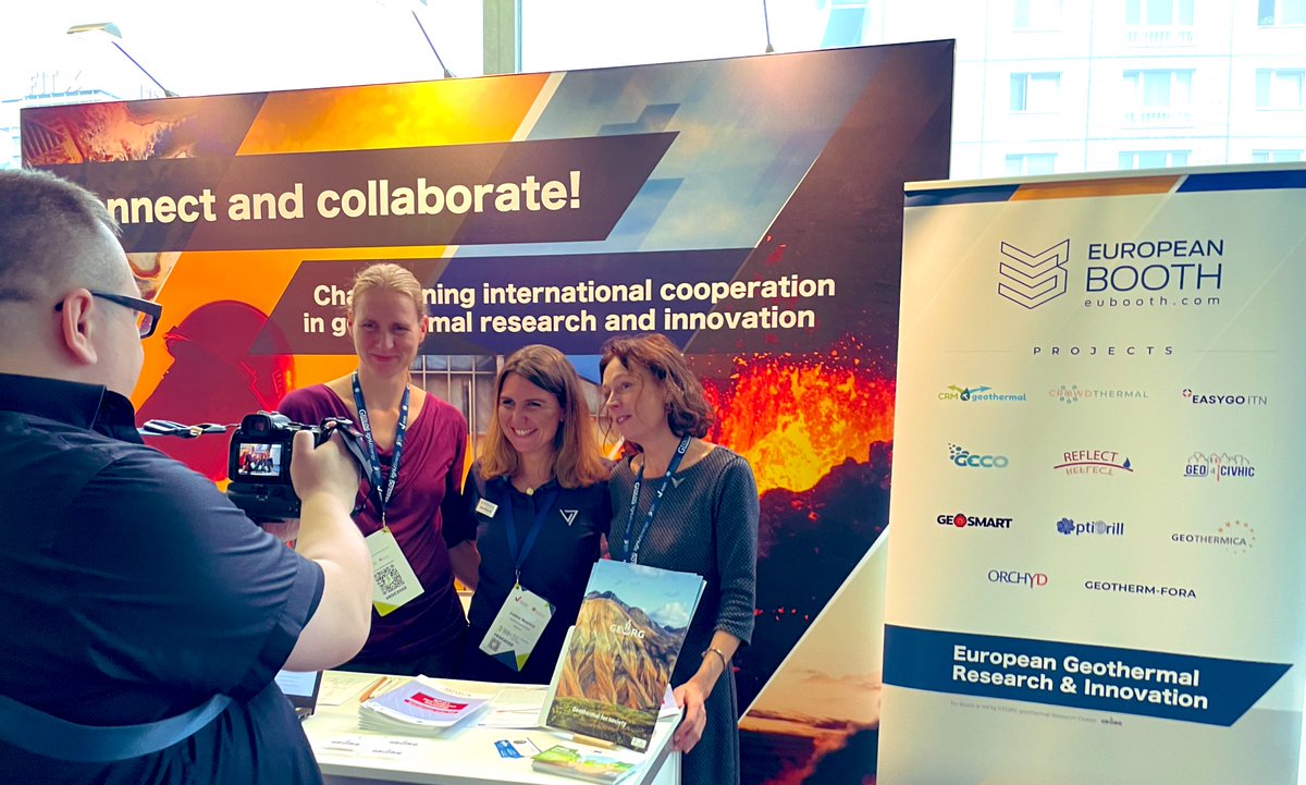 European Geothermal Research & Innovation Booth tweet media