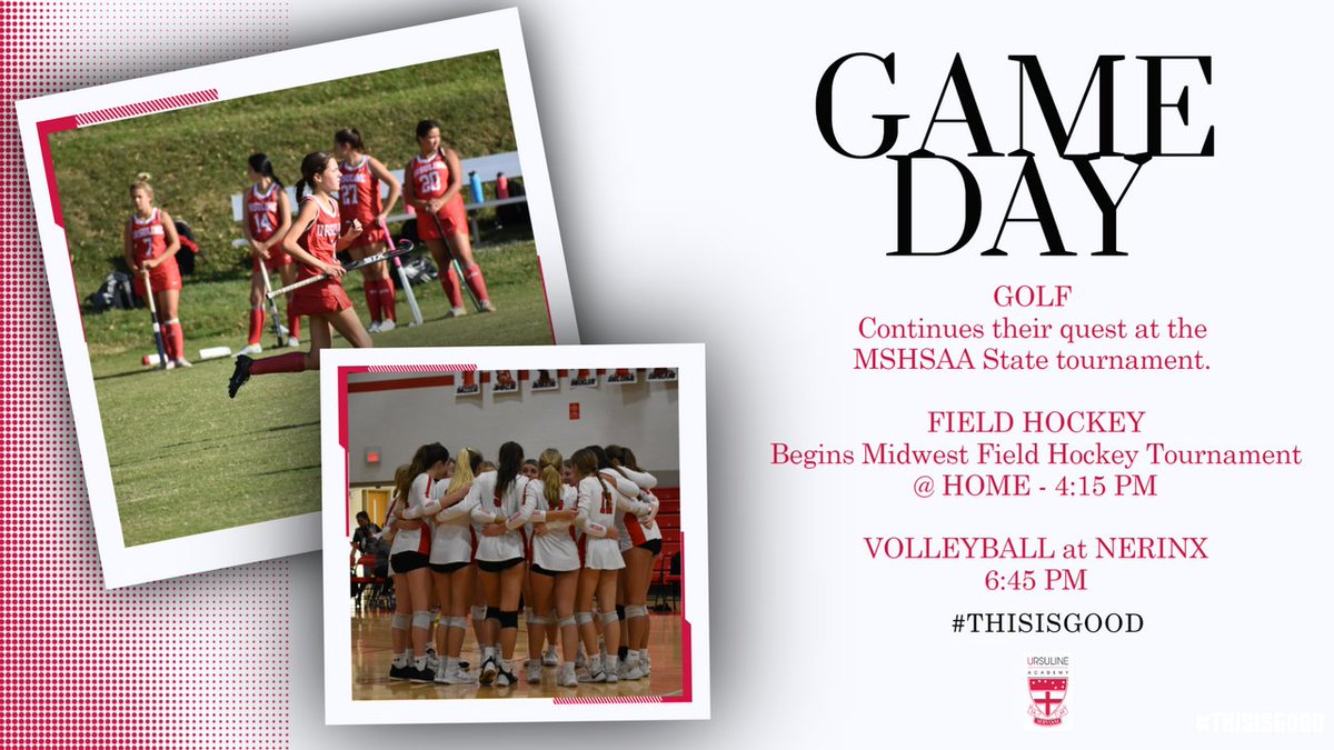 Game day! Let's go, Bears! #ursulineathletics #thisisgood