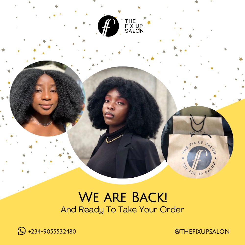 thefixupsalon's tweet photo. Heyy🙋🏾‍♀️🙋🏾‍♀️ 
It’s been a while. 

We’re back and ready to take your order! https://t.co/0K7UuK6zer