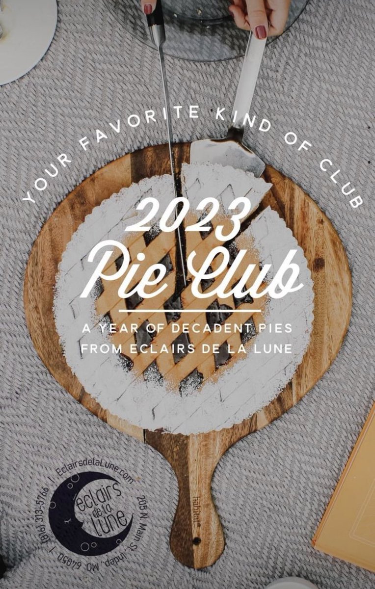 indepsquare's tweet photo. Itβs pie time at Eclairs de la Lune. #pieclub #eclairsdelalune https://t.co/nGUvK1WR4d
