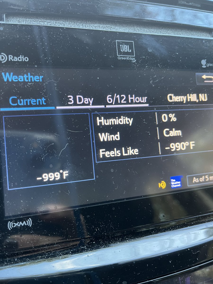 HeatherMandala's tweet photo. Even my car is sarcastic. I mean it’s chilly but …. https://t.co/9mguCk7TjC