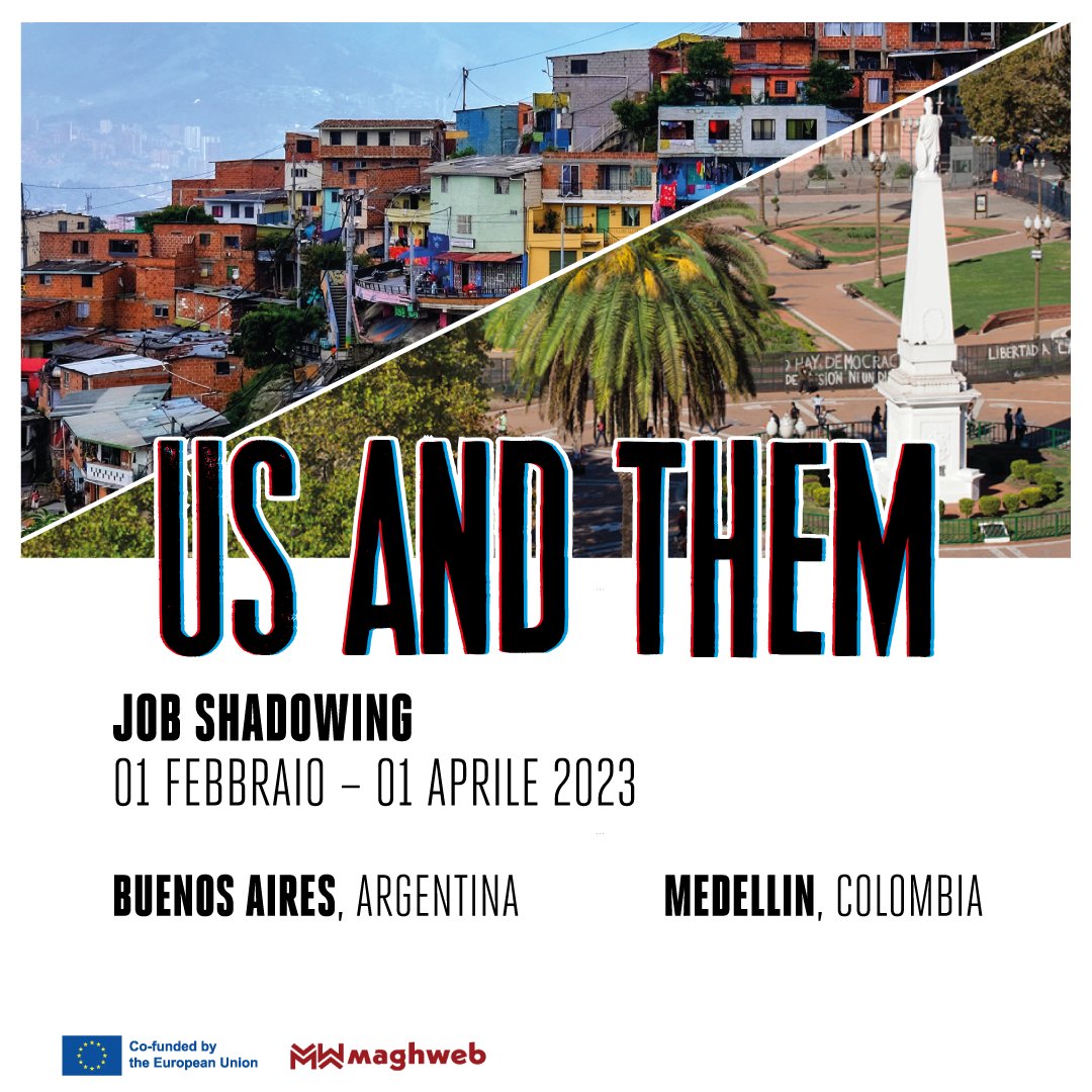 Maghweb's tweet image. 4 giovani italiane/i potranno essere selezionate/i per sperimentare un periodo di Job shadowing di 2 mesi a Medellín e a Buenos Aires. Leggi tutte le info sulla call e invia la tua candidatura a maghweb@maghweb.org 👇
maghweb.org/aperta-la-call…
