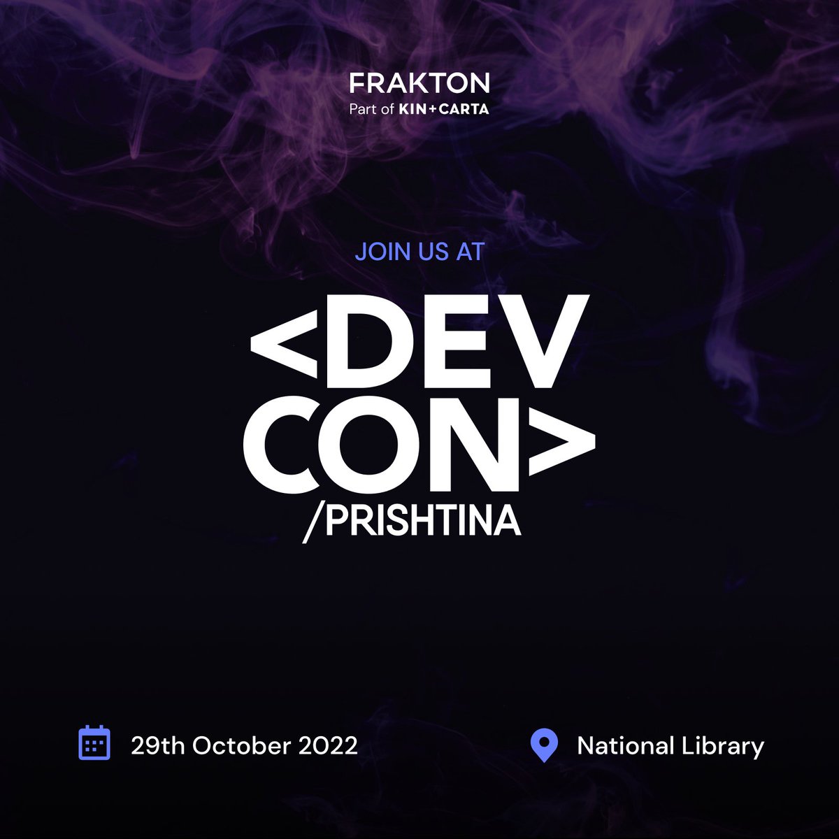 DevCon Prishtina 2022

@DevConPrishtina has proved to be a welcoming environment that provides space for making friends. An opportunity to catch-up with like-minded people eager to exchange, experience, ideas, and knowledge.