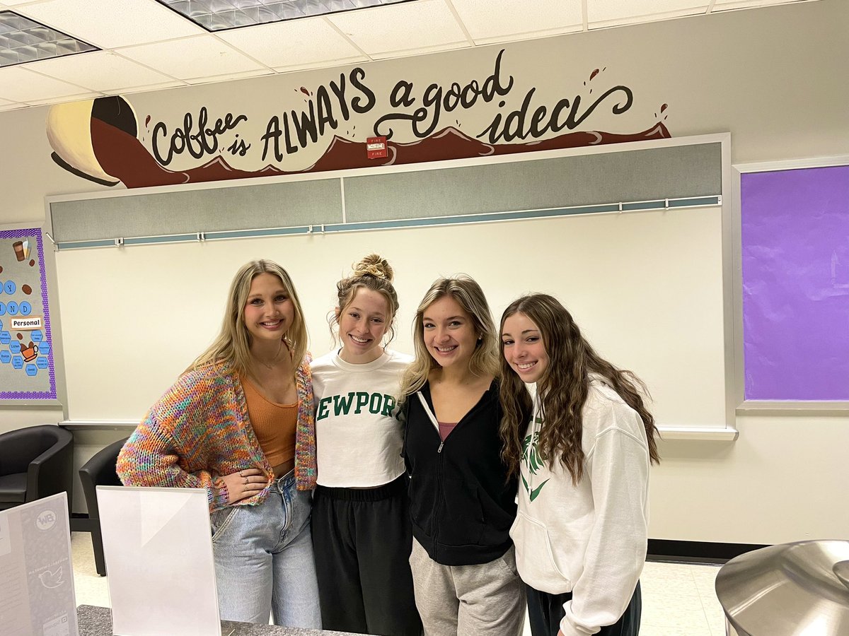 🎉WE ARE OPEN FOR BUSINESS🎉

Cheers to #FIRSTcustomers of the year who stopped by this morning!!!

Stop Tueadays &amp; Thirsdays during periods 2, 3 or Homeroombby for some ☕️🥤🍪🍩 #StarYourDayOffRight 

<a href="/BHSActivities/">Baldwin High School</a> <a href="/bhsolympics/">BW Inclusion</a> <a href="/purbalite/">Purbalite</a> <a href="/BWStdentService/">Marissa Gallagher</a> <a href="/TheBHSPrincipal/">Shaun Tomaszewski</a>