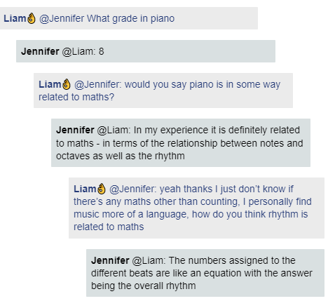 imamaths_team's tweet photo. How is maths and music related?🎶

Mathematicians Jennifer and Maja explain the relationship in a #CircleZone Chat this morning ✨

#mathsweek2022 #mathsandmusic @mathsweek 
@scienceirel https://t.co/SDBjF2z4a3