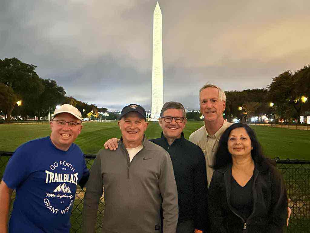 Getting an early walk and fresh air ahead of a busy day at #ACCLegConf with @ditchhaporia @ChrisKramerMD @HadleyWilsonMD and @apmille1 @ACCinTouch