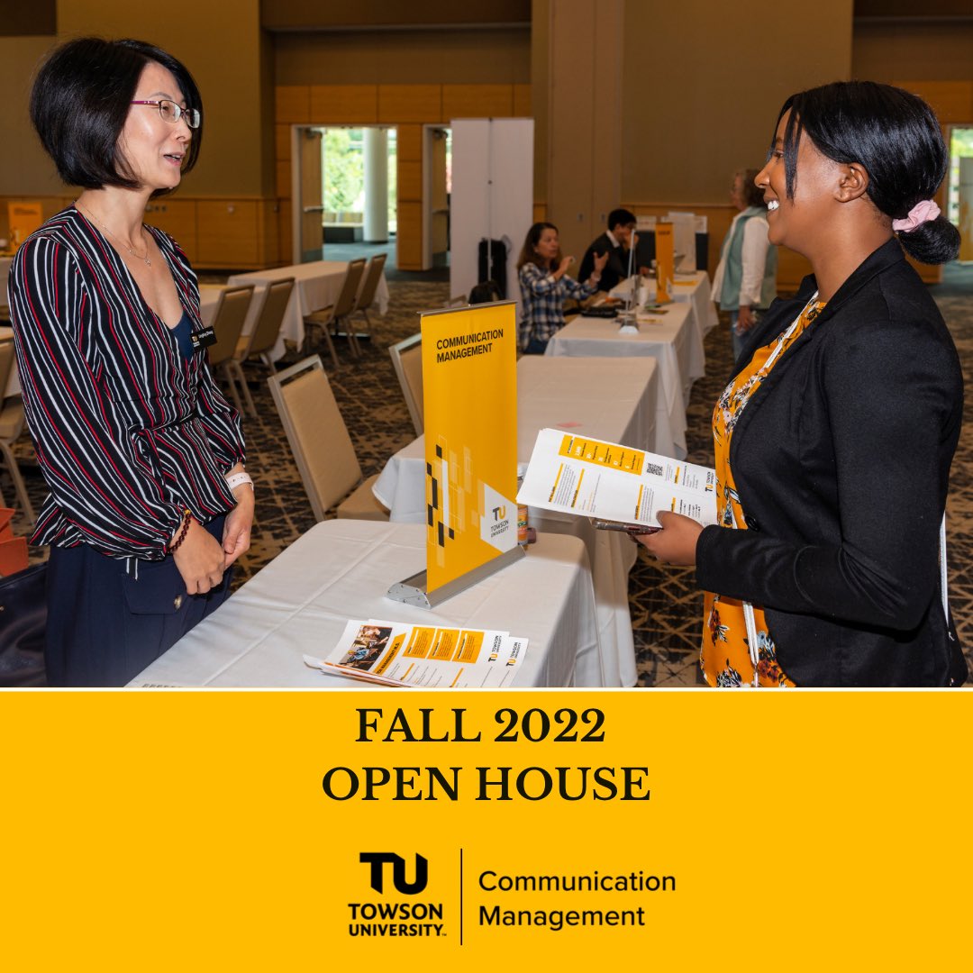 Thank you for attending the Open House. We look forward to receiving your applications. Stay tuned for more opportunities to learn about the Communication Management master's program. #tucommmgmt #tucommunicationmanagement #graduatestudies #graduateprogram #towsonuniversity