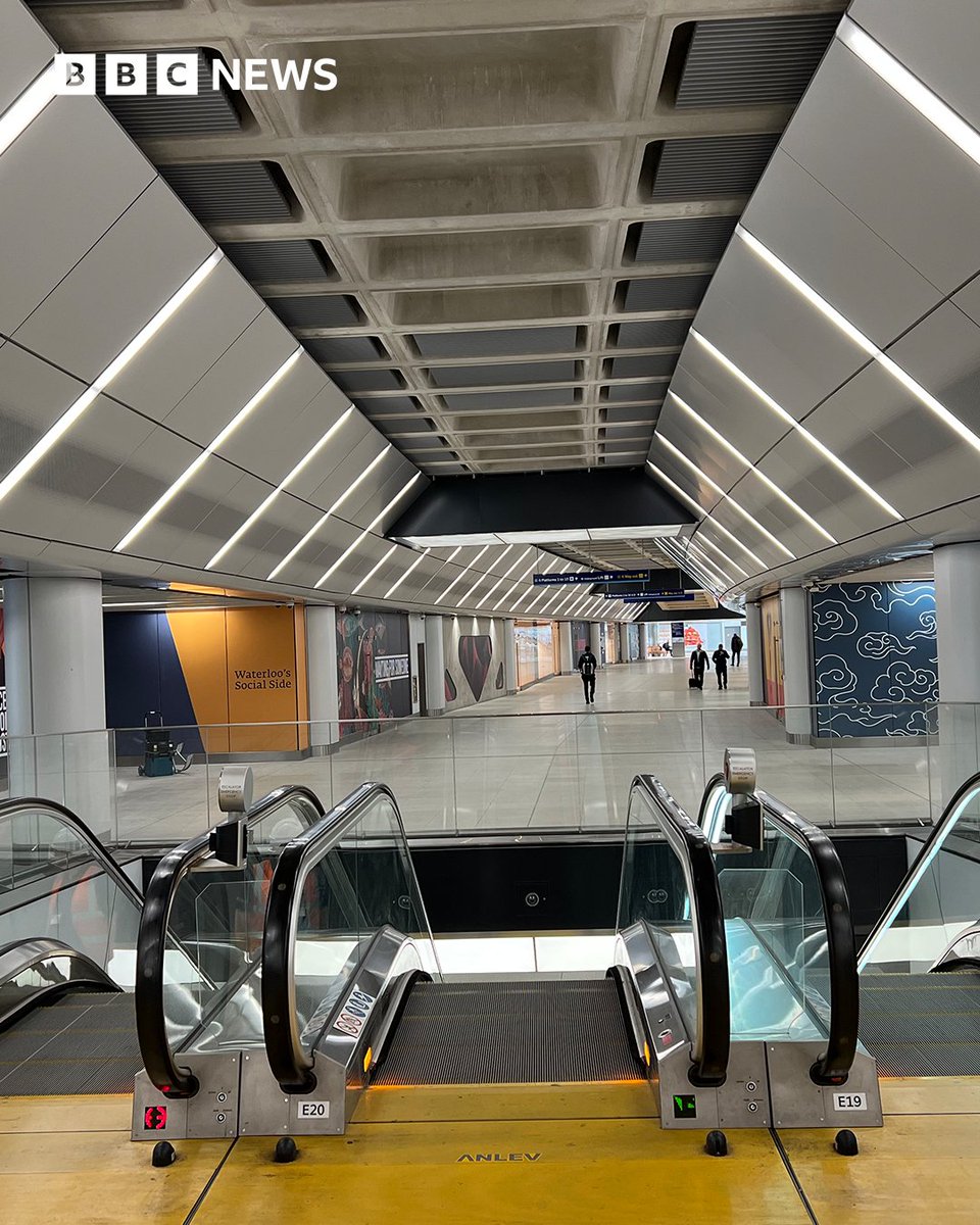 BBCLondonNews's tweet photo. There is an eerie silence in a shopping centre beneath London Waterloo. Most of the shops sit empty. 
📱Find out why here: https://t.co/xmU06dEfZv https://t.co/AUgOwQMDek