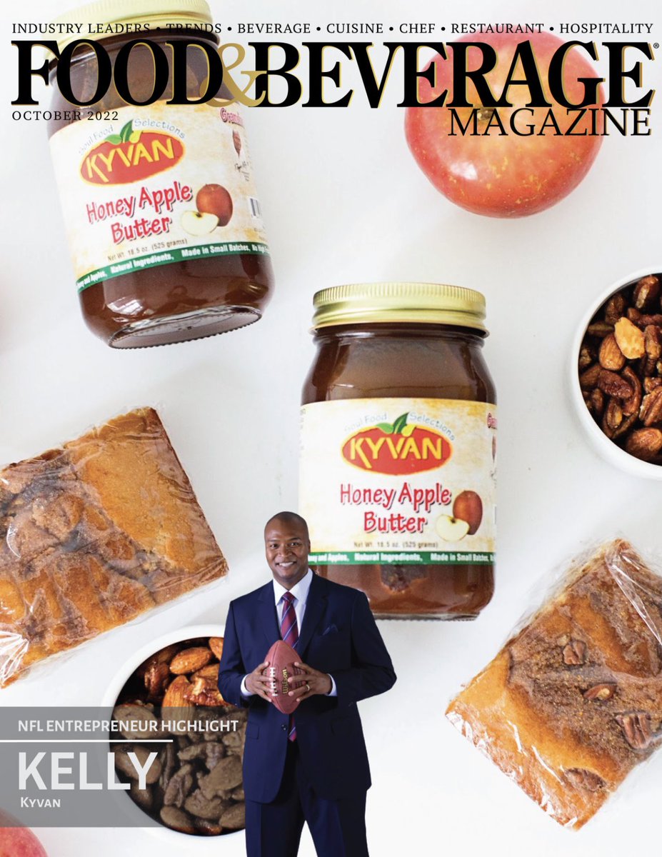 KYVAN82's tweet photo. That moment when you finally put your eyes on Food &amp; Beverage Magazine @FB101com and read about your business along with these other @NFLAlumni @NFL #NFL greats. @HaleyMorganHunt @terrellowens @ochocinco @ReggieKelly82 @CharlesWoodson @DickVermeil #foodandbeverage #magazine https://t.co/4plfRHazhM