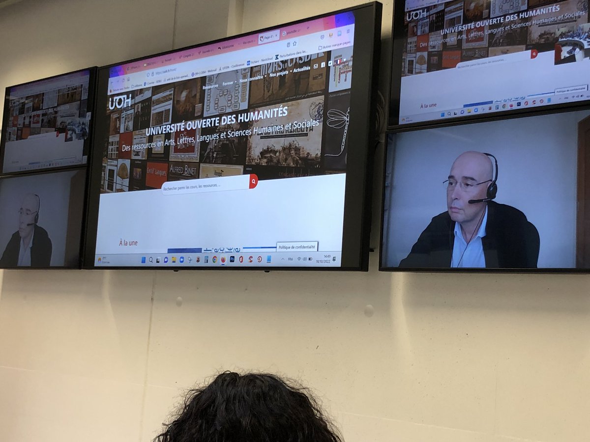 VpNum's tweet photo. #BootCamp10 #VpNum @Cecile_Swiatek parle dès publications ouvertes #SciencesOuvertes #RessourcesEducativesLibres. 
D’abord, analyse du point de vue du producteur - nous, enseignants-chercheurs. https://t.co/r7irLoYWeQ