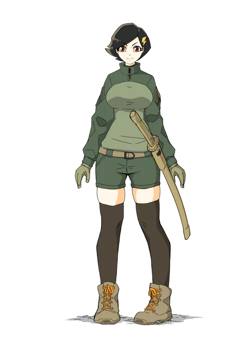 またオリキャラちゃん描いてる 