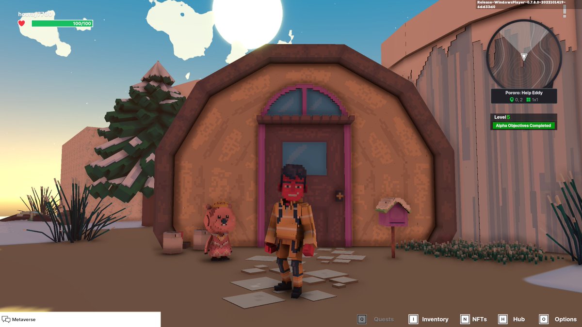 LeeHooray's tweet photo. @TheSandboxGame I just finished my quest on Pororo experience on the #SandboxAlphaS3 for a chance to win a Season 3 Alpha Pass! Here I am with a cute Pororo. Check out my screenshot!

#Pororo https://t.co/jQSEO9FtQb