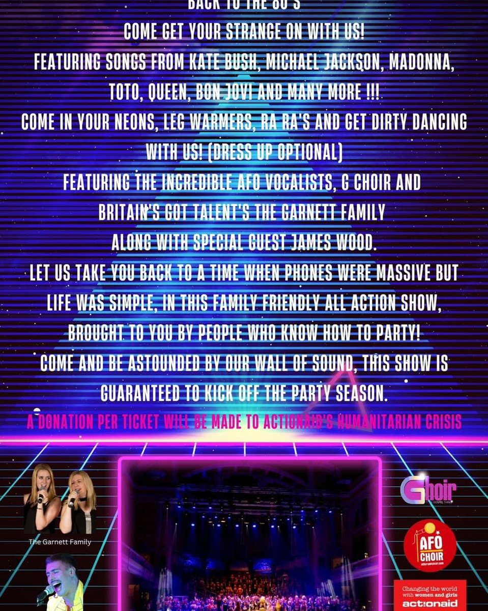 PennyHanlon12's tweet photo. ⚡️ can’t wait for back to the 80’s with @AFOChoir in December! ⚡️ https://t.co/iKter4ymal