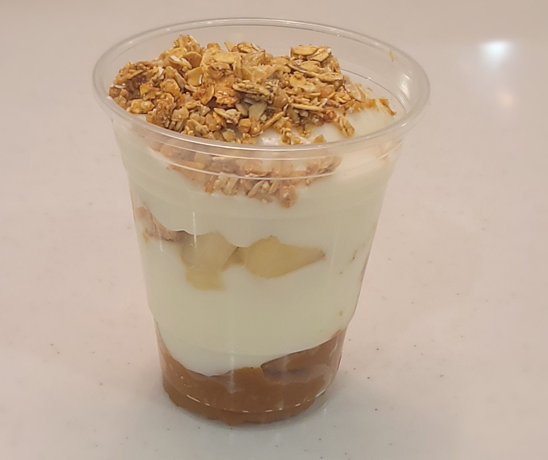 Don't skip breakfast! We are featuring a Harvest of the Month special today, Pumpkin Pie Parfait!
