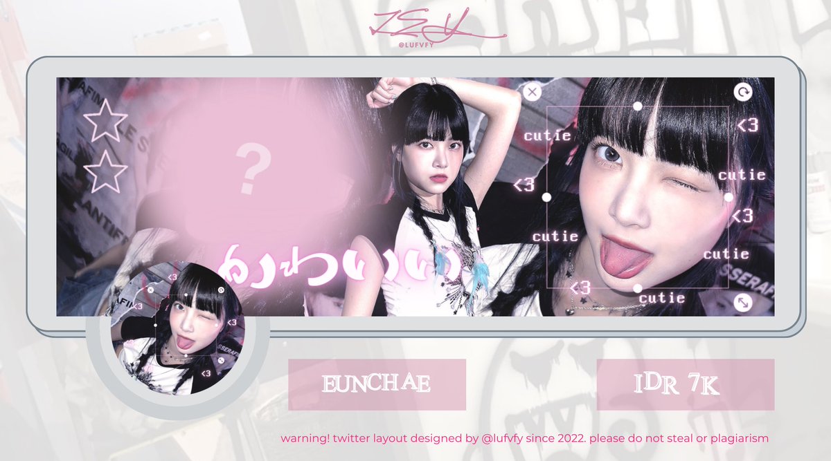 aboutlayout's tweet image. ♡ ada ready stock layout each 7k get ava png, payment avail qris, open req juga.