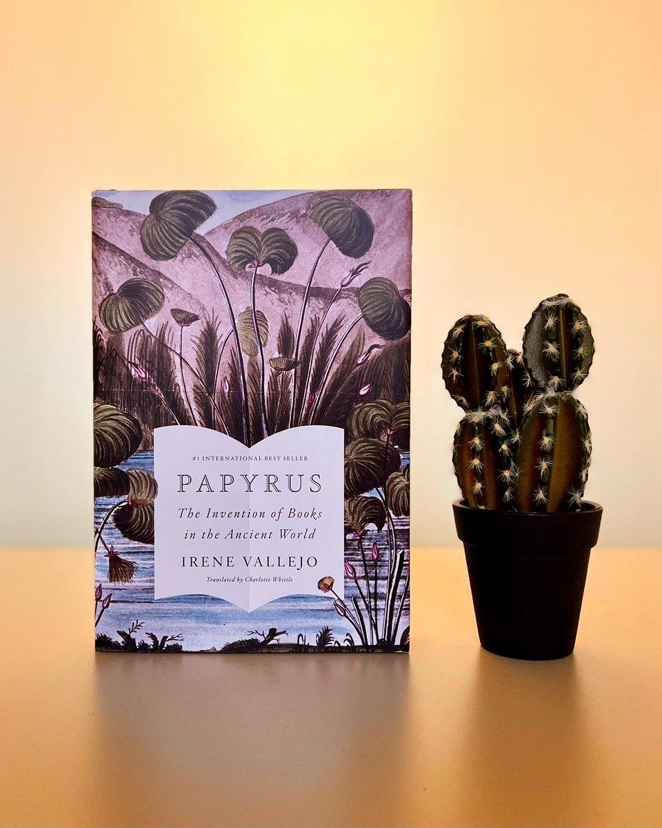 ✨On sale today! ✨ PAPYRUS by @irenevalmore translated by @fromthespanish (📖: bit.ly/3D8zFtC) Vallejo 'elegantly explores how scrolls and codices laid the cultural foundation of the West.” —The New York Times Book Review