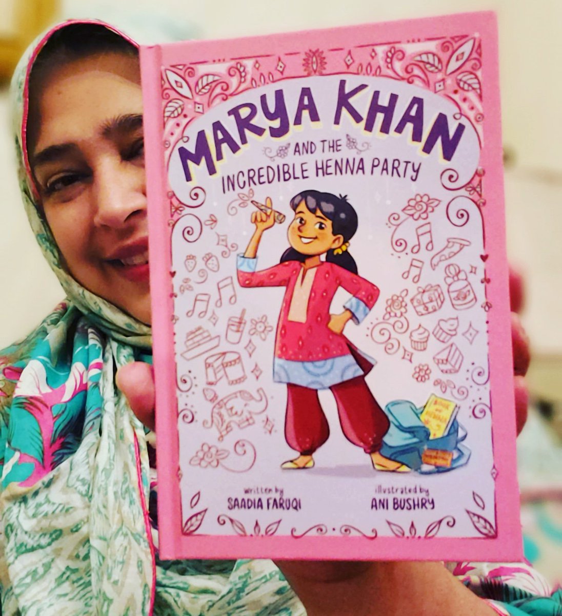 I'm so happy and grateful that Marya Khan And The Incredible Henna Party is out today 💃💃💃
