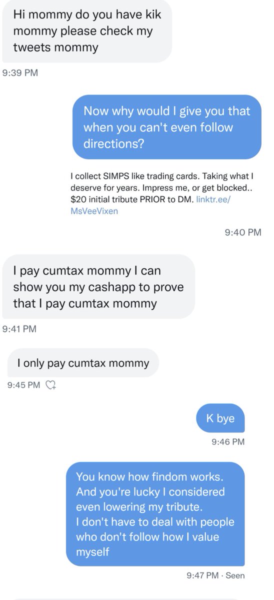 MsVeeVixen's tweet photo. Don't even call yourself a "finsub" if you act like this. A literal disgrace to the name. Real, worthy subs follow directions and know they don't make the rules. 

• findom finsub paypig cashcow femdom findomme • https://t.co/40P5yZII7G