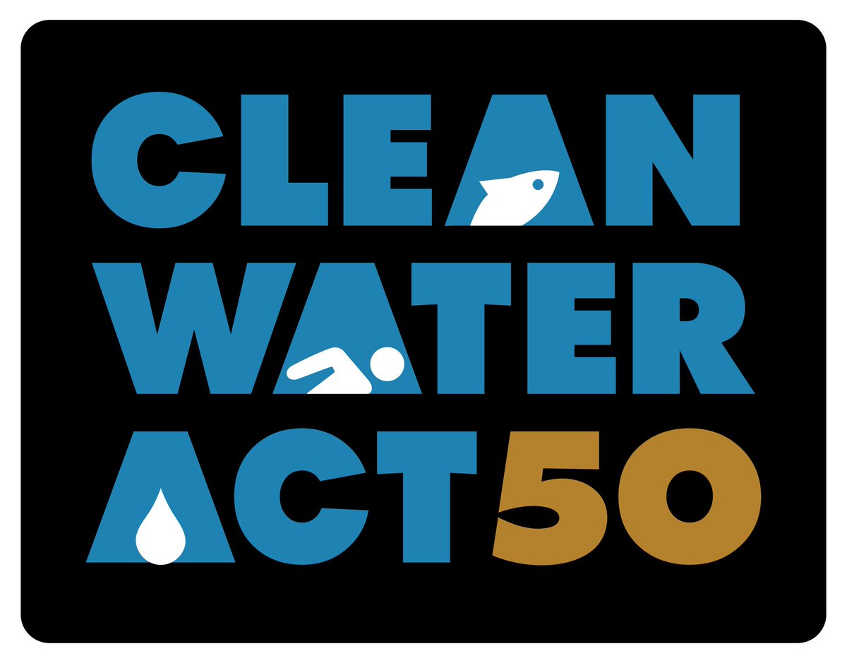 For 50 years, the #CleanWaterAct has protected our waterways. We must keep advocating for stronger protections so future generations have access to clean #water and our nation’s #lakes, #rivers, and #waterways are free from harmful pollution. 🌊 #CWA50 #ProtectCleanWater