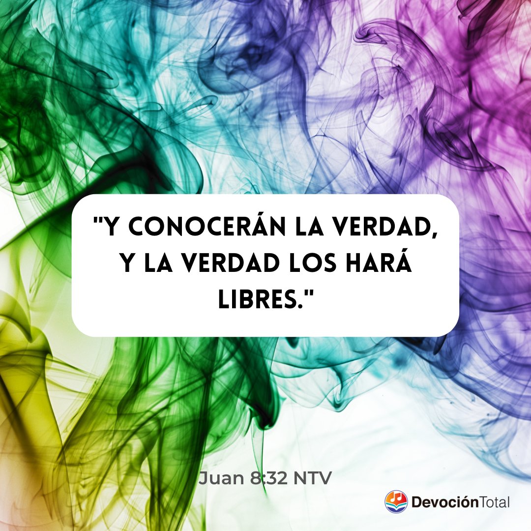 musicacristiana's tweet photo. Jesús le dijo a la gente que creyó en él:
—Ustedes son verdaderamente mis discípulos si se mantienen fieles a mis enseñanzas; y conocerán la verdad, y la verdad los hará libres.
Juan 8: 31-32 NTV
#DevocionTotal #PermanecerEnCristo #versiculodehoy #fe #vidacristiana #libres https://t.co/srIYNc6wdz