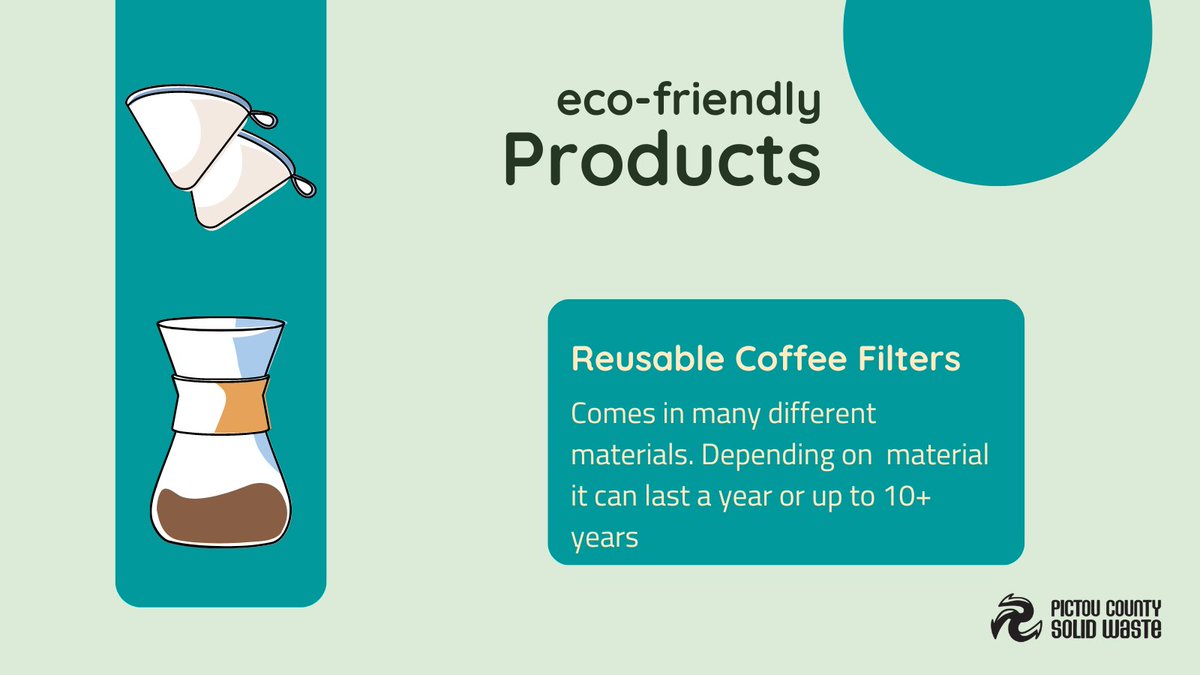 At Pictou County Solid Waste, we picked three of our favourite eco-friendly swaps to share this Waste Reduction Week. 
What eco-friendly swaps have you made in your life? Tweet us!