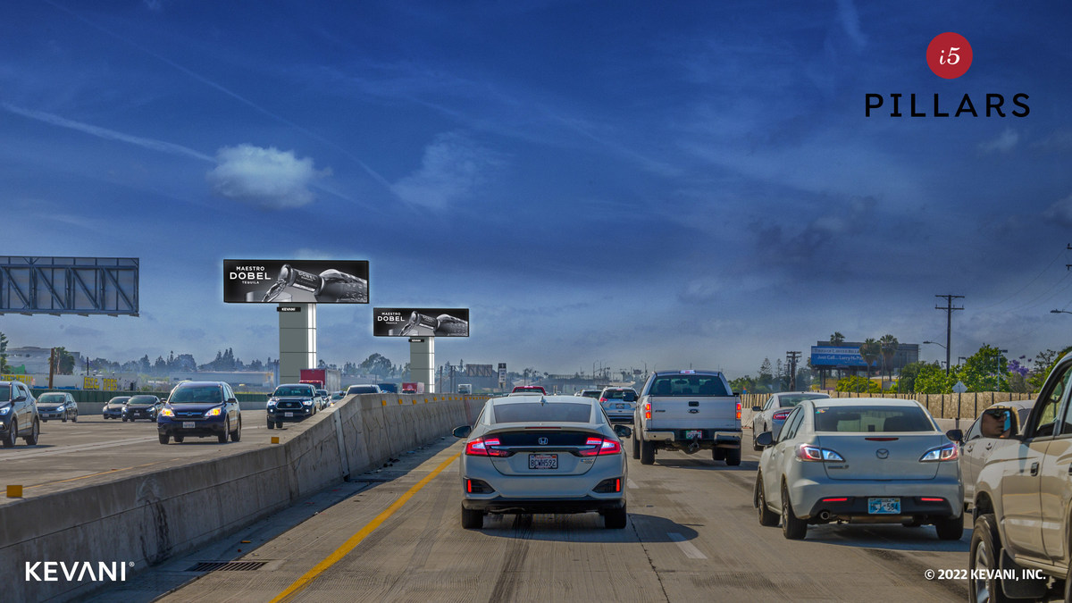 The Launch of #i5Pillars: LA's newest #iconicmedia destination located on a highly-trafficked stretch of Interstate-5 prn.to/3MTH8Qx