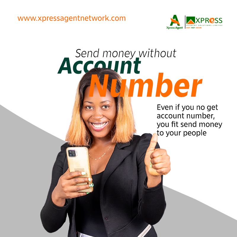 XpressAgent's tweet photo. You fit send money to people even if you no get account number. Just waka go any Xpress Agent today
#agencybanking #xpressagent #transactions #withdrawals #explore #pos #dstv #gotv #data #mtn #airtel https://t.co/cbB8IAiDHI