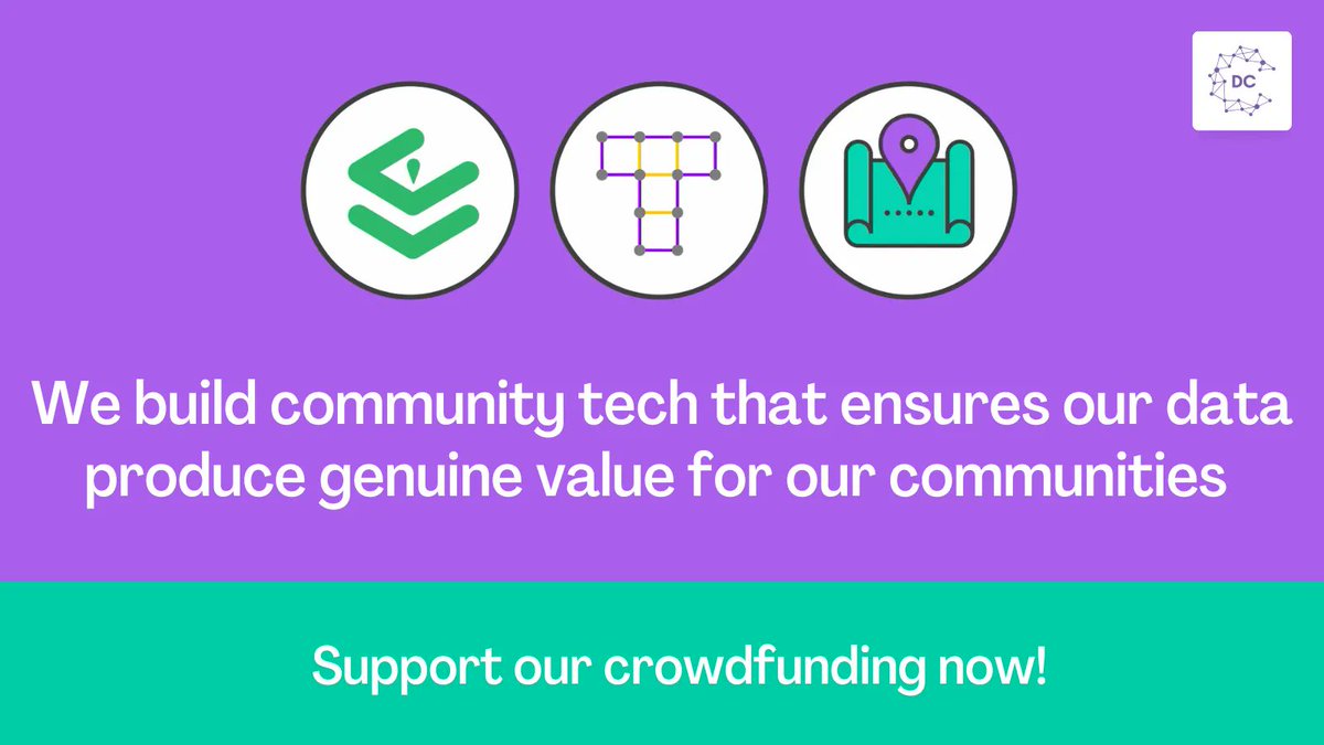 DigiCommonsCoop's tweet image. Want to help create a more regenerative, fairer world but don’t know how? 🤔 
Help us to improve our community tech tools and support more groups to do good with maps and data, by supporting our crowdfunding campaign here: buff.ly/3CEV107