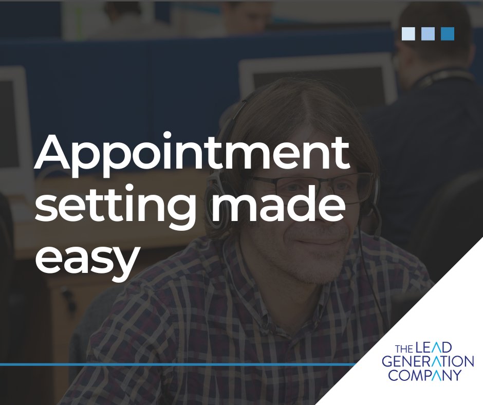 Are you looking for a multi-award winning outbound B2B appointment setting service? We can not only generate the lead, but can arrange an appointment to help you generate the sale! Get in contact today to find out more: ow.ly/nj5I50LcY7Q