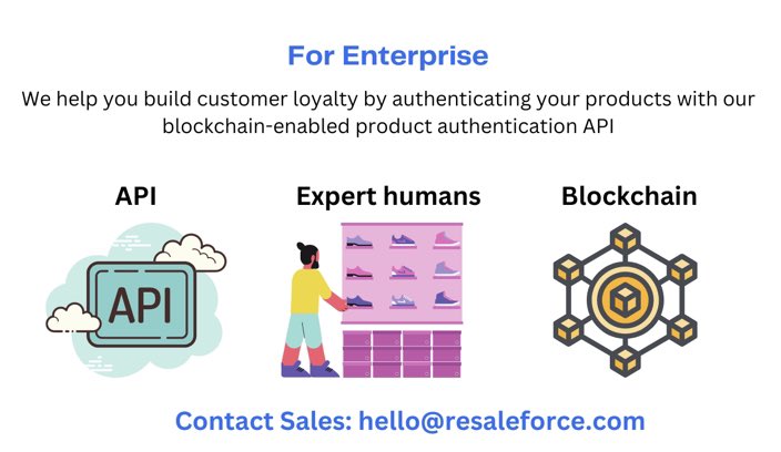 lancetroh.eth ๐ฑ๐ท (@lance_troh) on Twitter photo Most brands are creating their own marketplace. We should expect to see an increase in marketplaces owned by the retail brands themselves.
Luckily, <a href="/resaleforce/">Resale Force</a> by Own Kicks can help combat counterfeit. Most brands are creating their own marketplace. We should expect to see an increase in marketplaces owned by the retail brands themselves.
Luckily, <a href="/resaleforce/">Resale Force</a> by Own Kicks can help combat counterfeit.