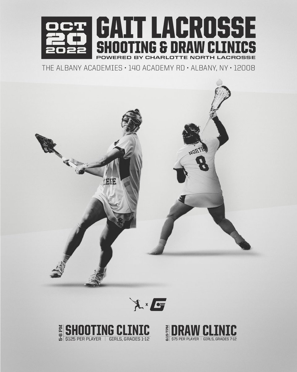 AMarathakis's tweet photo. SUPER excited to have @charlotteocho8 on campus this Thursday for a shooting and draw clinic‼️ @gaitlaxofficial @thealbanyacademies #AcademyWay #Lax https://t.co/kRlccdOvX8
