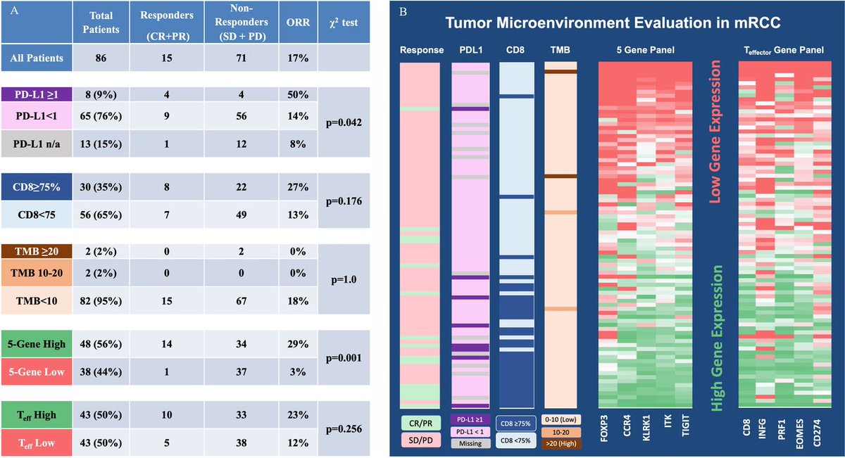 jitcancer's tweet photo. New #JITC article: Evaluation of tumor microenvironment and biomarkers of immune checkpoint inhibitor response in metastatic renal cell carcinoma https://t.co/WUwHBe8vJg @LandonBrownMD @MattZibelman @TiansterZhang https://t.co/QjIJpcsK4y